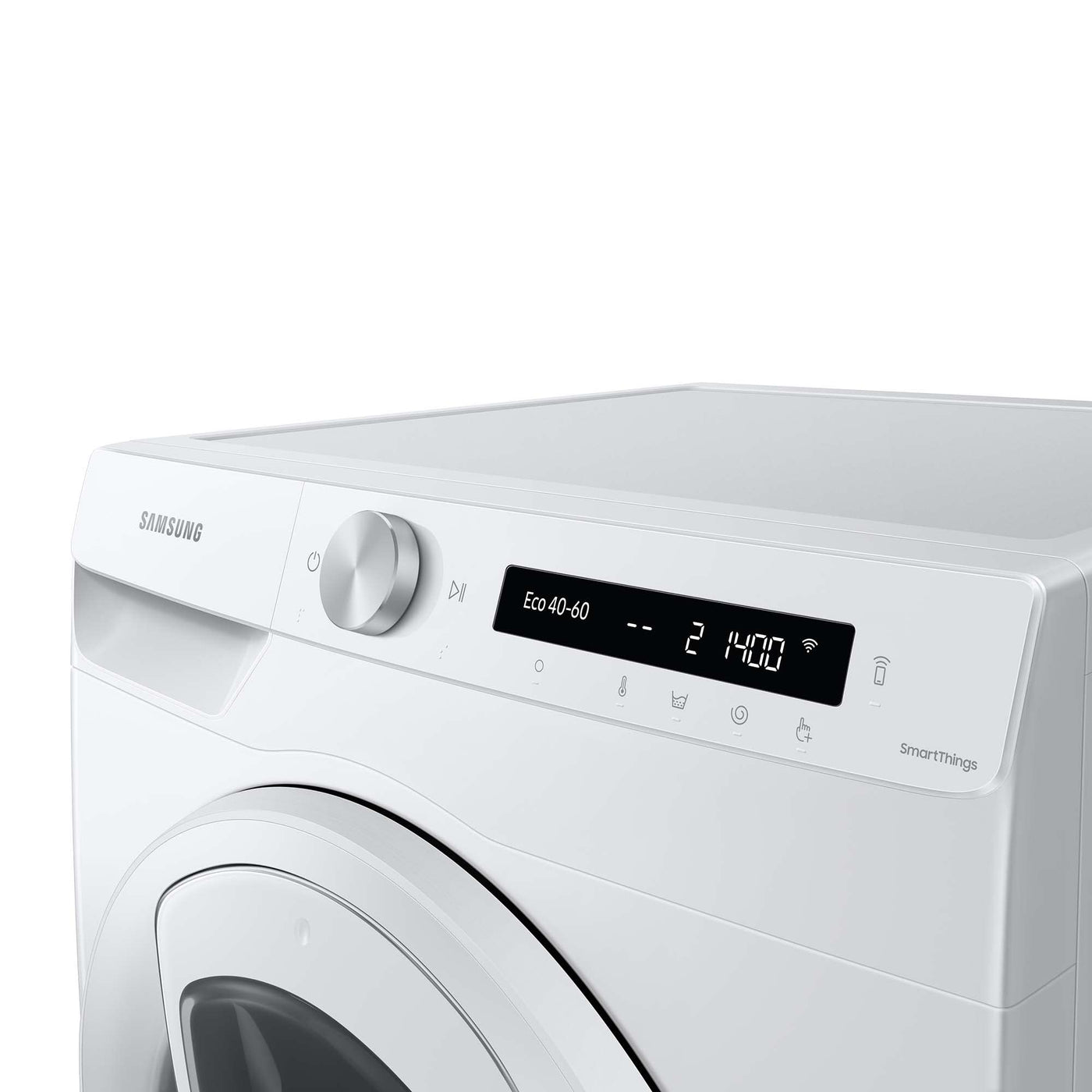 Samsung WW80T554ATW/S2 Waschmaschine, 8 kg, 1400 U/min, Ecobubble, AddWash, WiFi-SmartControl, Hygiene-Dampfprogramm, Weiß
