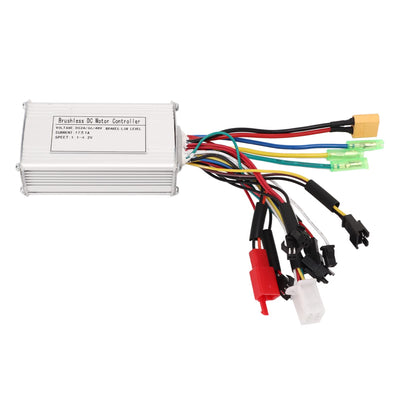 BuyWeek Elektrofahrrad Brushless Motor Controller, 24V 36V 48V 17A 3 Modus Sinuswelle Controller Bürstenloser Motor Controller für E-Bike Elektroroller
