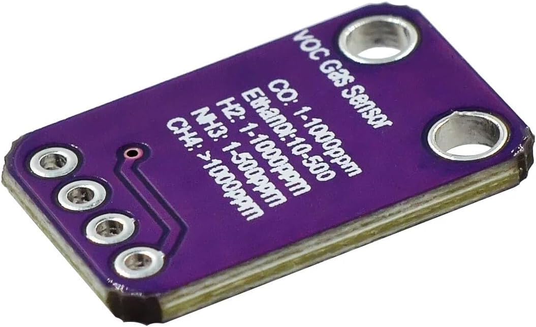 TECNOULAB 2 Stück MICS-5524 Luftqualitäts-Gassensormodul Kohlenmonoxid Wasserstoff Methan