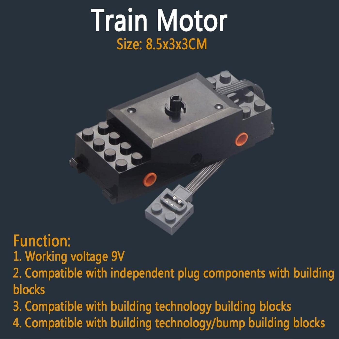 Karriter Kompatibel mit Le Technic Motor L Power Functions-Bauset, 11-teiliges Power Functions-Motorbatterie-IR-Fernbedienungs-Empfänger-Set