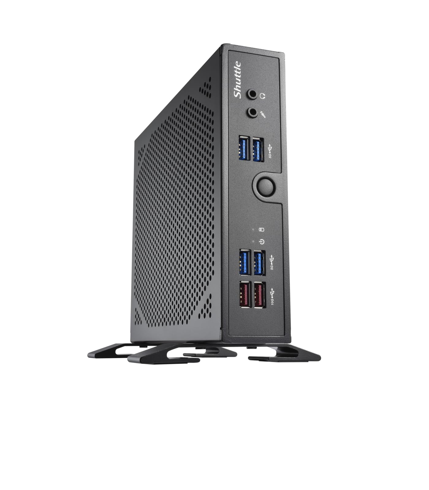 Shuttle XPC Slim Barebone DS50U5, i5-1335U, 2X LAN (1x 2.5Gbit,1x 1Gbit), 1xCOM,1xHDMI,1xDP, 1x VGA, lüfterlos, 24/7 Dauerbetrieb