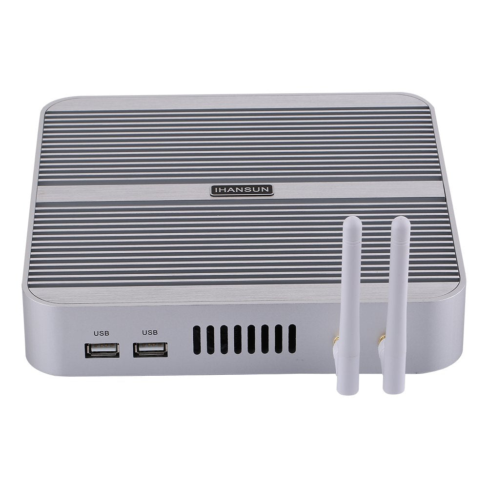 HUNSN Fanless Mini PC, Desktop Computer, HTPC, Kodi Box, Intel Core I3 4005U, Windows 11 pro or Linux Ubuntu, BM01, AC WiFi, BT, VGA, HDMI, 4 x USB3.0, 2 x USB2.0, LAN, 16G RAM 512G SSD
