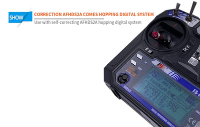 DTXMX Flysky FS-i6 2.4GHz 6 Kanal Sender rc fernsteuerung mit empfänger FS-iA6 Radio Control System für RC Quadkopter Festflügel Helikopter (Mode-2)