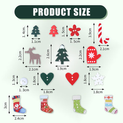 100 Stück Tischdeko Weihnachten,Streudeko Weihnachten Holz Konfetti Tisch,Weihnachts Basteln Weihnachtskonfetti Deko,Christmas Bastel Rentier Schneeflocken Tischschmuck für Party Geschenkkonfetti