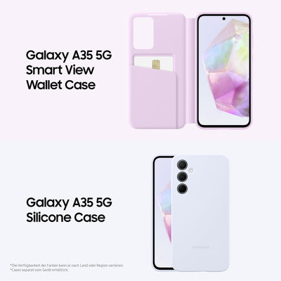 Samsung Galaxy A35 5G Smartphone, Android-Handy ohne Vertrag, 256 GB / 8 GB RAM, 2 Tage Akkulaufzeit, 50-MP-Kamera, Awesome Iceblue, 2,5 Jahre Herstellergarantie