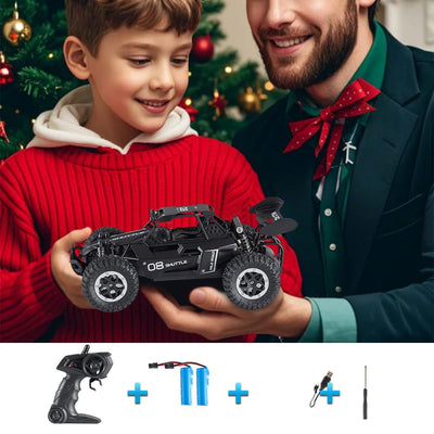 Great-JUNAMT Ferngesteuertes Auto RC-Autos 1:16 Geländewagen Monstertruck LED-Scheinwerfer Outdoor 2WD Offroad Hobby RC 2,4 GHz Auto Spielzeuggeschenk für Kinder Jungen 3 4 5-12