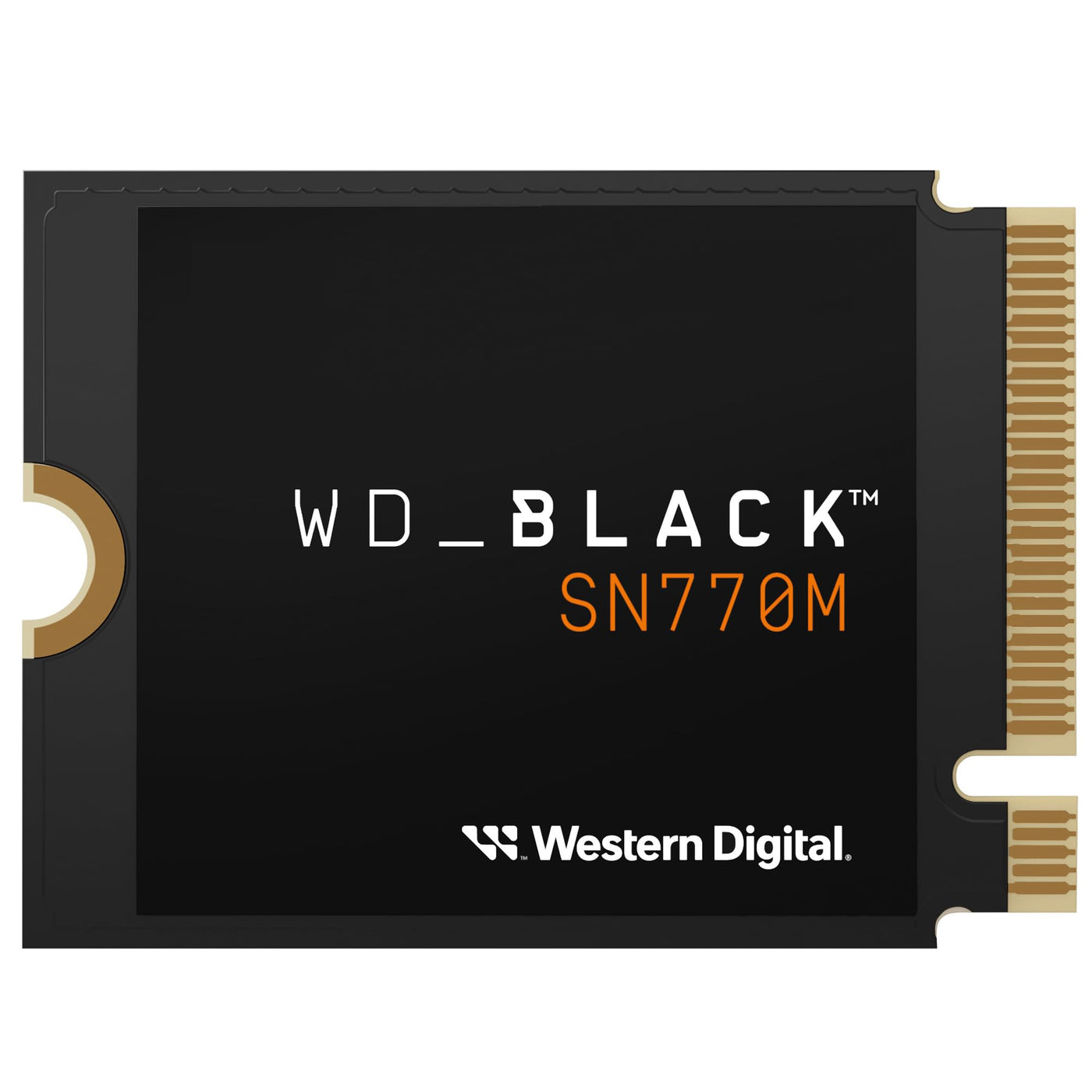 WD_BLACK SN770M 2 TB M.2 2230 NVMe SSD, für Handheld-Spielkonsolen und kompatible Laptops mit PCIe Gen 4.0, bis zu 5.150 MB/s, TLC 3D NAND, Ideal für Asus ROG Ally, Steam Deck, Microsoft Surface