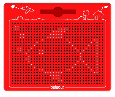 Beleduc 21042 - The Magical Magnetic Game,Red,280 x 255 x 12 mm, ab 3 Jahre, 1xMagnetboard