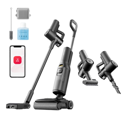 roborock F25 ACE Combo 5-in-1 kabelloser Staubsauger, 20.000 Pa Absaugleistung, für nasse und trockene Verschmutzungen, mit Selbstreinigung und -trocknung.