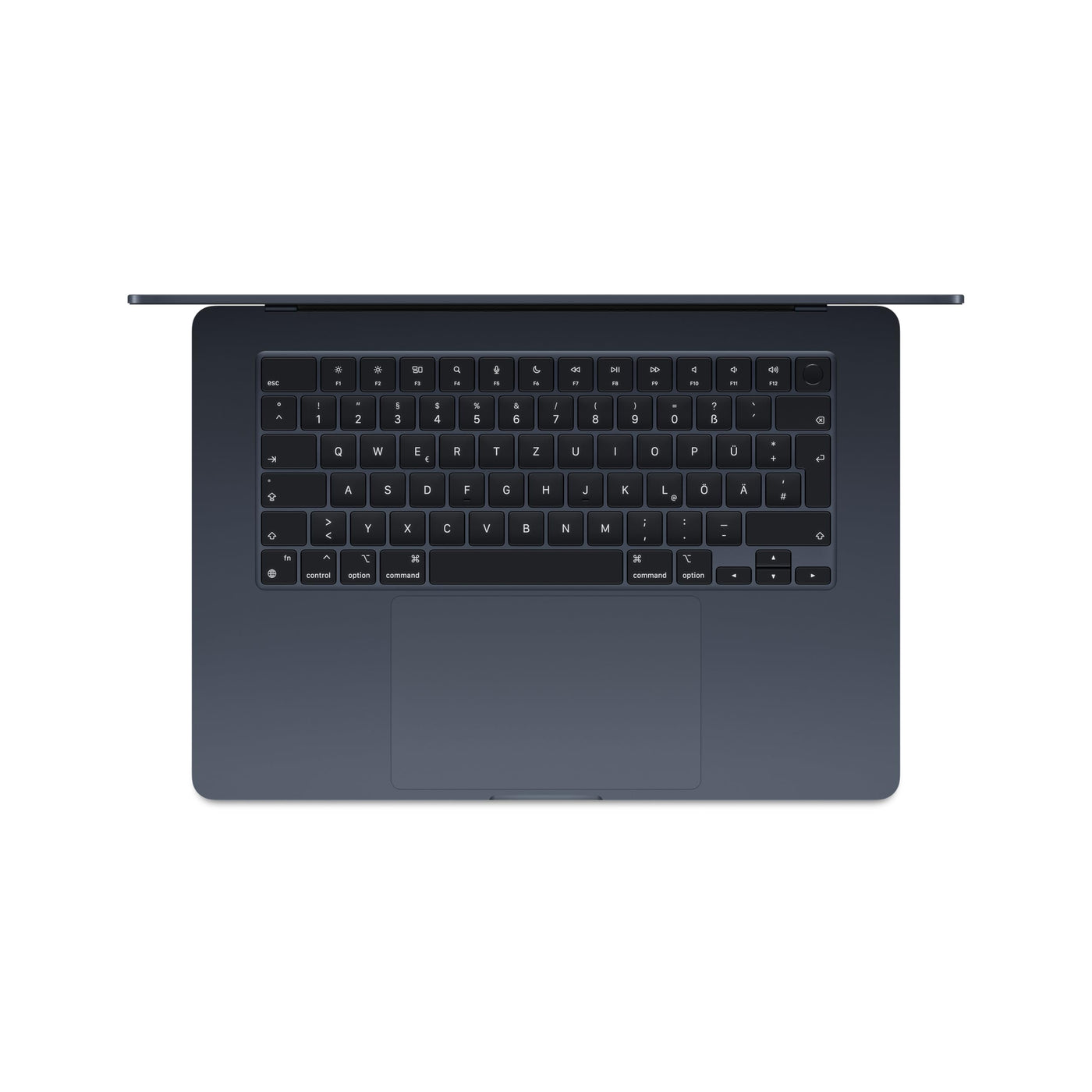 Apple 15" MacBook Air Laptop mit M3 Chip: 15,3" Liquid Retina Display, 16 GB gemeinsamer Arbeitsspeicher, 256 GB SSD Speicher, beleuchtete Tastatur, 1080p FaceTime HD Kamera, Touch ID, Mitternacht