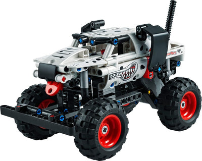 LEGO 42150 Technic Monster Jam Monster Mutt Dalmatian, Monster Truck-Spielzeug für Jungen und Mädchen, Rennspielzeug mit Rückziehmotor