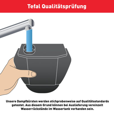 Tefal Pure Pop Dampfbürste, 1300 W, 70 ml Wassertank, entfernt bis zu 99,99% der Viren/Bakterien/Keime, schnelles Aufheizen, 20 g/Min. kontinuierliche Dampfabgabe, Steamer, gelb/schwarz, DT2026