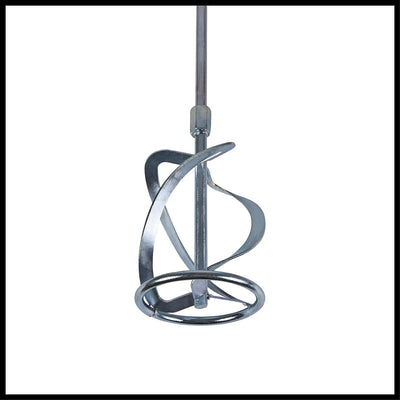 Einhell Farb-Mörtelrührer TC-MX 1400-2 E (1400 W, 0-780 1/min Drehzahl, M14 Rühreraufnahme, Drehzahlelektronik, Aluminium-Getriebegehäuse, inkl. Rührer), Rot
