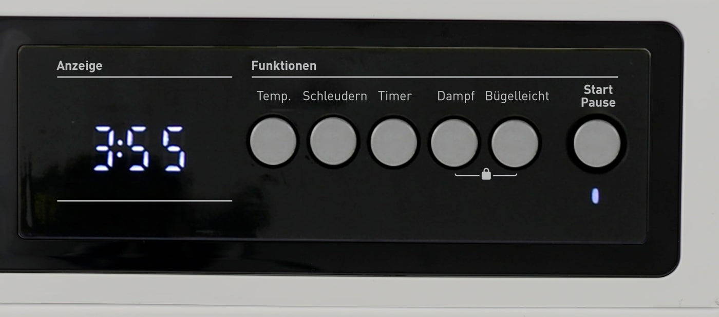 Sharp ES-NIB814BWB-DE Einbau-Waschmaschine Frontlader, B (A bis G), 8 kg, 1400 U/min, 15 Programme inkl. 15 min Kurzprogramm, AquaStop, Weiß