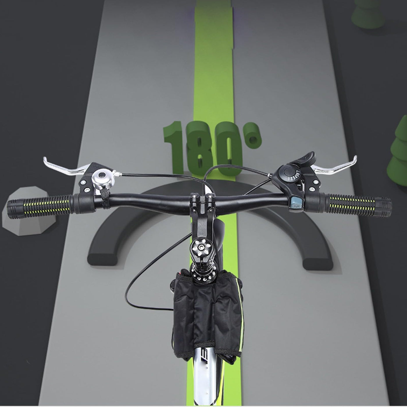 Mountainbike 24 Zoll Integrierte Rad Doppelscheibenbremsen Dual Shock 6 Gang Schaltung Fahrrad Herren und Damensport C,22 inches