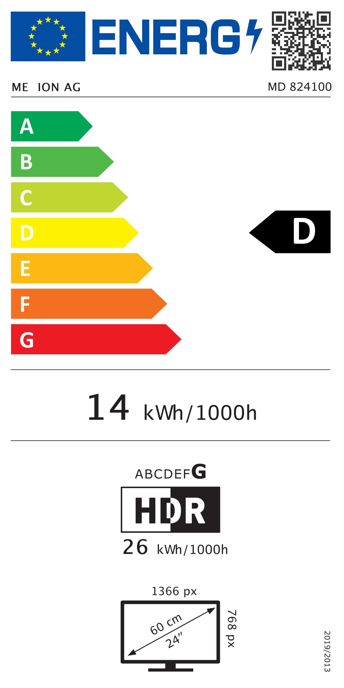 MEDION 59,8 cm (24 Zoll) HD Fernseher (Android TV, Smart TV, HDR, Netflix, Prime Video, PVR, Bluetooth, MD 824100)