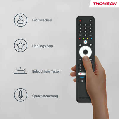 Thomson 32 Zoll (81cm) Google TV FHD Sprachsteuerung Smart TV - 32FG2S14-2024
