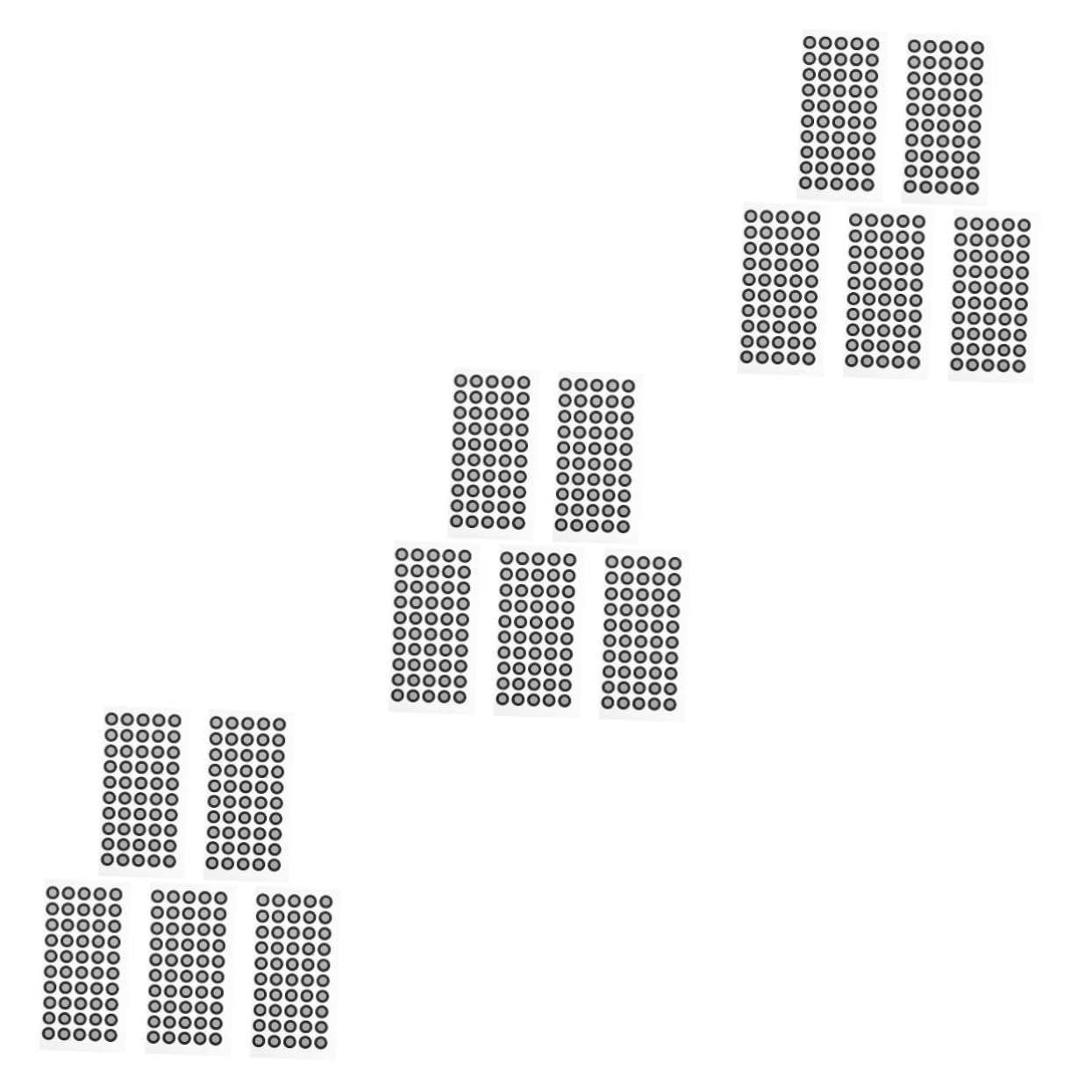 jojofuny 15 Blatt Scanner Reflektionsfolienaufkleber Scan Reflektionsmarker Reflektionsfolie Punktscanner Markierungspunkte Referenzpunkte Zum Scannen des Haustier 3D Zubehörs