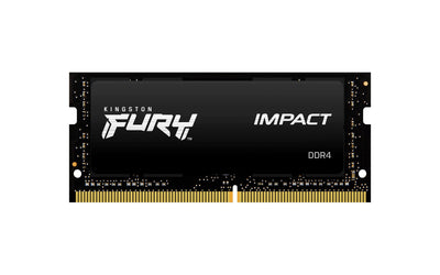 Kingston FURY Impact KF432S20IBK2/64 GB Laptop-Speicherset, 32 GB (2 x 32 GB), 3200 MHz DDR4 CL20, Schwarz