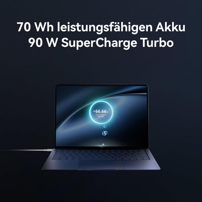 HUAWEI MateBook X Pro Core Ultra, 980 g Ultraleicht hautberuhigende Metallgehäuse, Intel Core Ultra 9 Prozessor, 14,2 Zoll OLED Real Colour Display, 32GB + 2TB, Morandi Blue