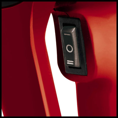 Einhell Heißluftpistole TH-HA 2000/1 (2000 W, 2 Temperaturstufen 350°/550°, Überhitzungsschutz, inkl. 4 Düsen und Farbkratzer)