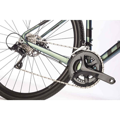 Airtracks 28 Zoll Herren Gravel Bike STERRATO 5.0 Fahrrad mit 2 x 9 Gang Shimano SORA RD-R3000-18 Gang- UD Carbon Gabel - UD Carbon Gabel - 55cm (Körpergröße 175-188cm)