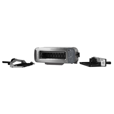 Ninja Foodi 3-in-1 Toaster, Elektrogrill mit Deckel, Panini-Presse mit Flip-Design, 7 Kochfunktionen, 7 Toastlinien, Backblech und Krümelschale, Edelstahl, ST202EU