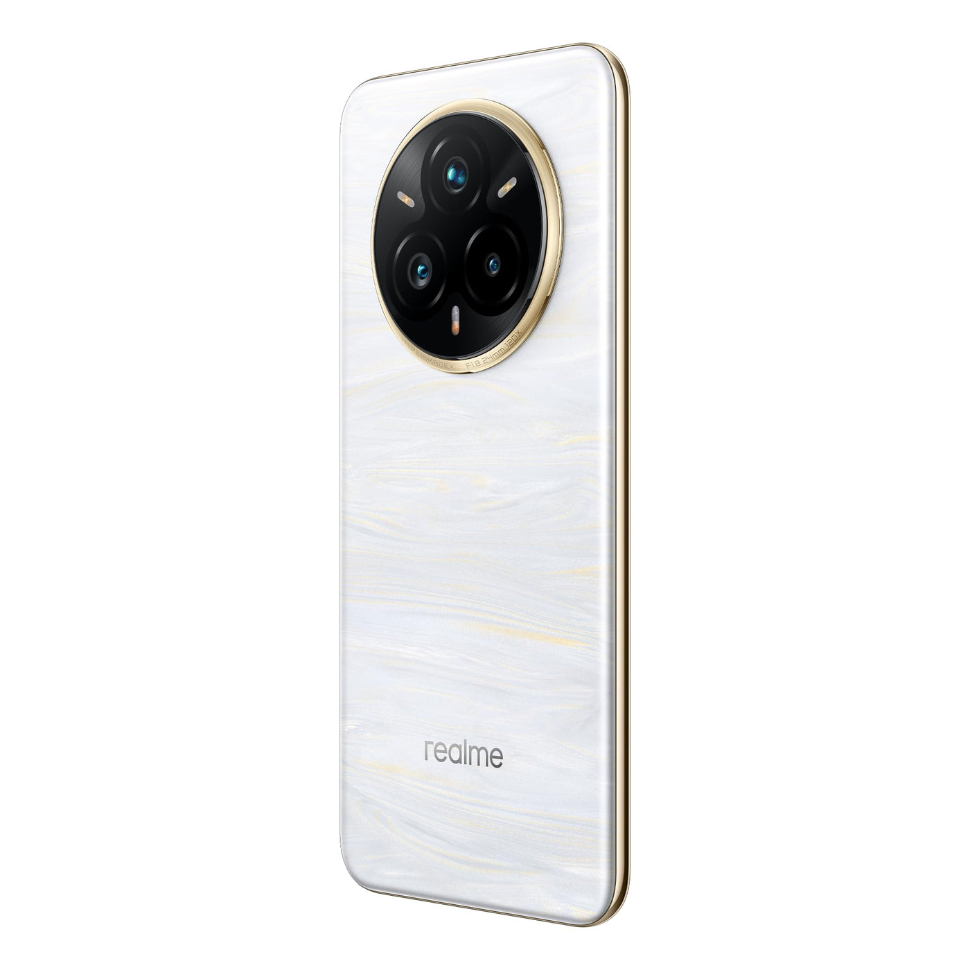 realme 14 Pro+ Smartphone 5g, 8 + 256GB,White,Sony 3X Periscope OIS AI Camera,Cold-Sensitive Color-Changing Design,5260 mAh Battery,IP66/68/69,120Hz Eye Protection Display,Amazon Exclusive,No Adapter