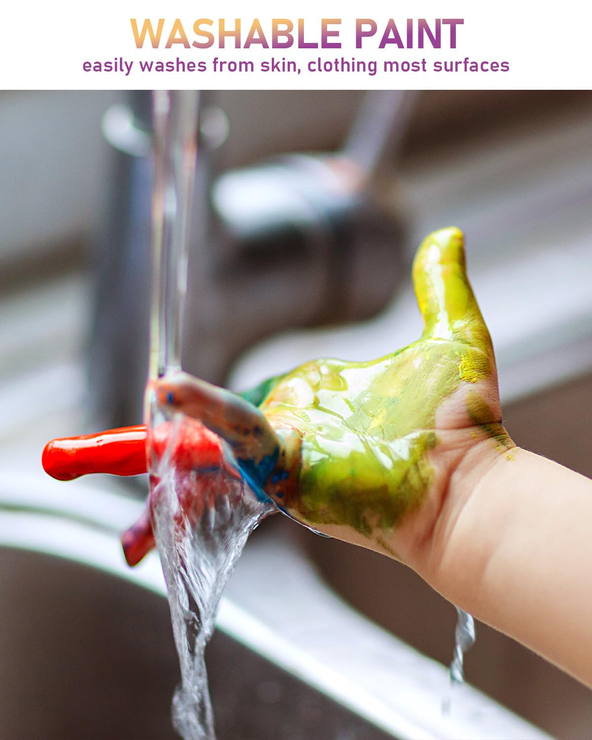 Nicpro 14 Farben X 500 ML abwaschbares Temperafarbe für Kinder, Fingerfarben Ungiftig Acrylfarben Set, Fingermalfarbe für Kunst, Handwerk diy, Poster, Schule, Weihnachten, Party, Klassenzimmer
