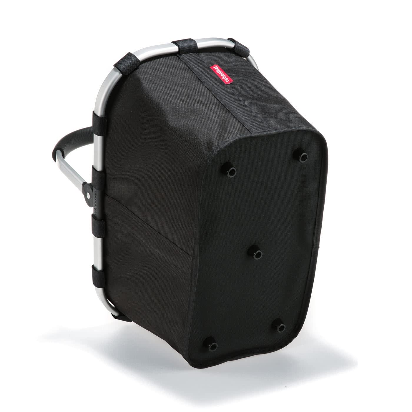 reisenthel carrybag in Schwarz – Stabiler Einkaufskorb mit viel Stauraum und praktischer Innentasche – Elegantes und wasserabweisendes Design