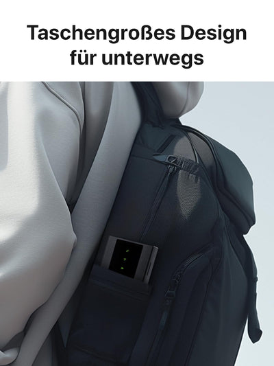 Tenda MF3 Mobiler WLAN Router für SIM-Karten, AX300 Wi-Fi 6 Tragbarer Hotspot, 2100mAh Akku, USB-C-Port, Plug & Play, WPA3, 4G-Modem, MiFi, Mini-Größe, kompatibel mit Nano-SIM-Karten