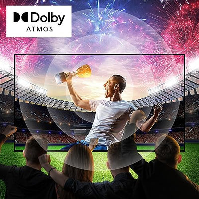 Panasonic TX-55MXW834, 55 Zoll 4K Ultra HD LED Smart TV, High Dynamic Range (HDR), Dolby Atmos & Dolby Vision, Fire TV, Prime Video, Alexa, Netflix, Game Modus, Schwarz