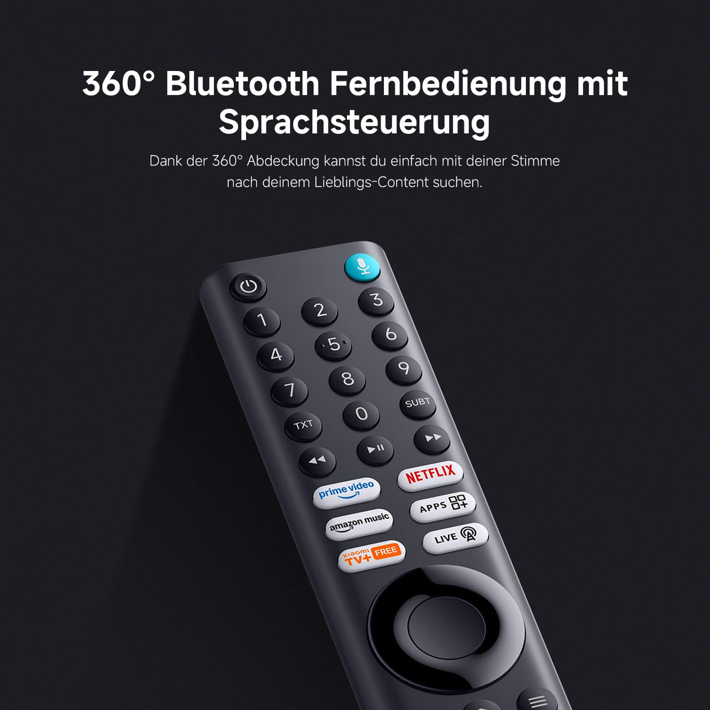 Xiaomi F, 32 Zoll (81 cm), HD, Smart TV, Fire TV, Triple Tuner DVB-C/S/S2/T/T2, Dolby Audio, DTS Virtual:X, DTS-HD, Sprachsteuerung mit Alexa, Kompatibel mit Apple AirPlay