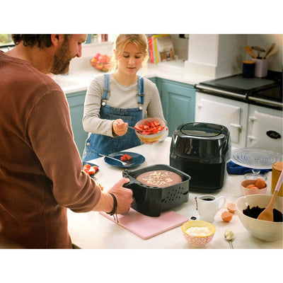 Russell Hobbs Heißluftfritteuse XXL 8L Rapid AirFryer [kompaktes Gehäuse,7 Kochfunktionen,10 Programme] SatisFry (spülmaschinenfest, max 220°C, Fritteuse ohne Öl, Grillen, Backen, Braten) 27170-56