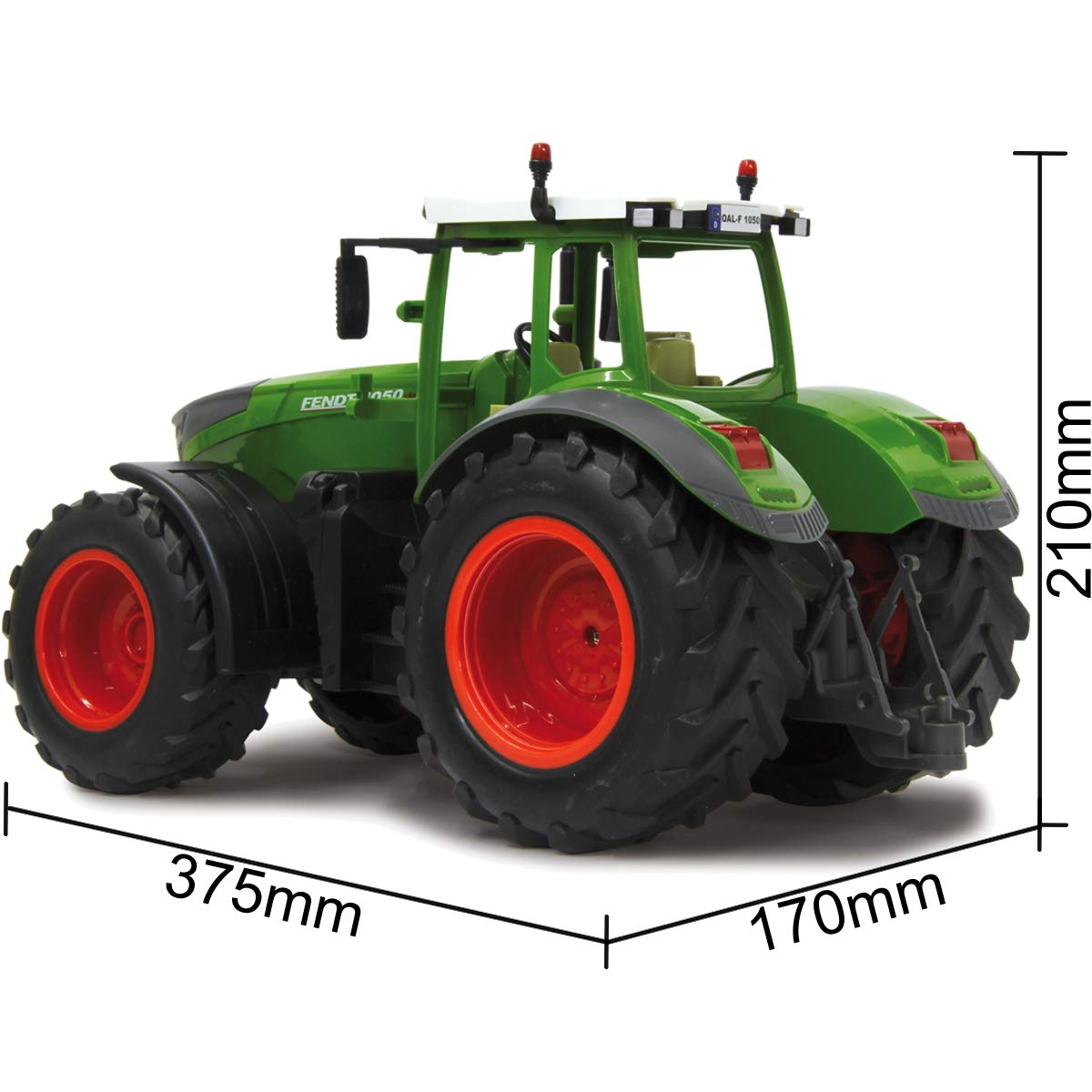 Stimo Fendt Traktor 1050 Vario ferngesteuert (1:16 2,4Ghz) RC Motorsound mit Sound Beleuchtung und verschiedenen Fahrfunktionen (Fendt Traktor)