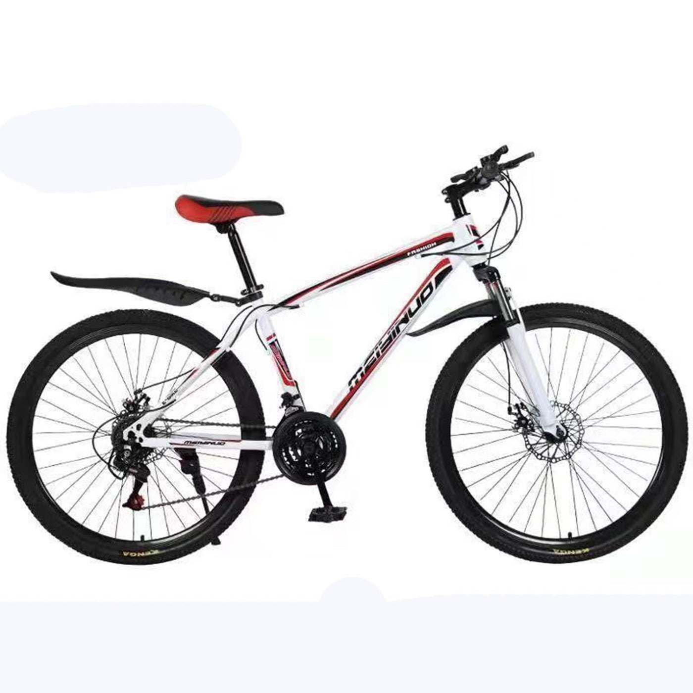 Wmmner Mountainbike 26 Zoll Hochkohlenstoffstahl Scheibenbremse Fahrrad Herren Und Damen Erwachsenen-Speed-Fahrrad Leichtes Studentenfahrrad/C/27-Gang