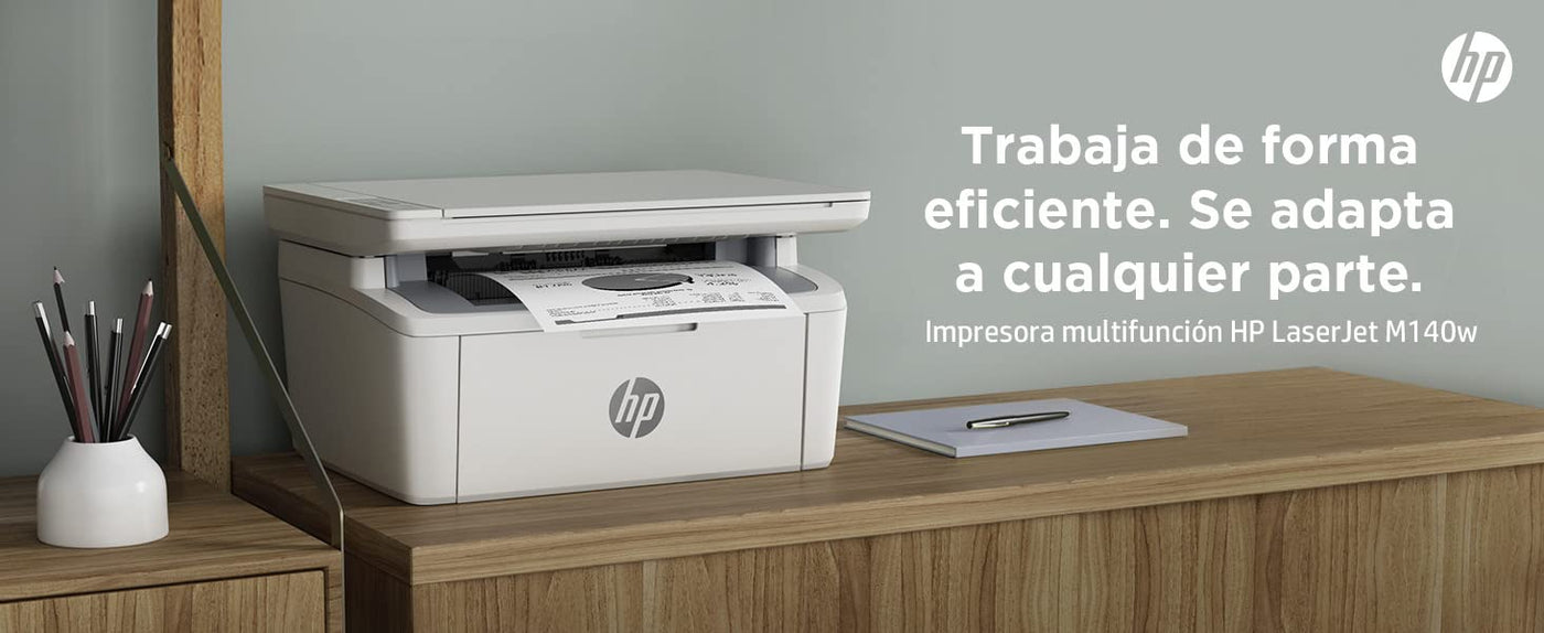 HP Monochrom Drucker Laserjet M140w MFP, A4, weiss