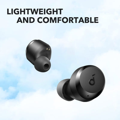 soundcore Kabellose Bluetooth Kopfhörer, by Anker A20i, Bluetooth 5.3, Anpassbarer EQ, 28 Std. Spielzeit, wasserfest, 2 Mikrofone mit KI, Kopfhörer einzeln verwendbar(Schwarz)