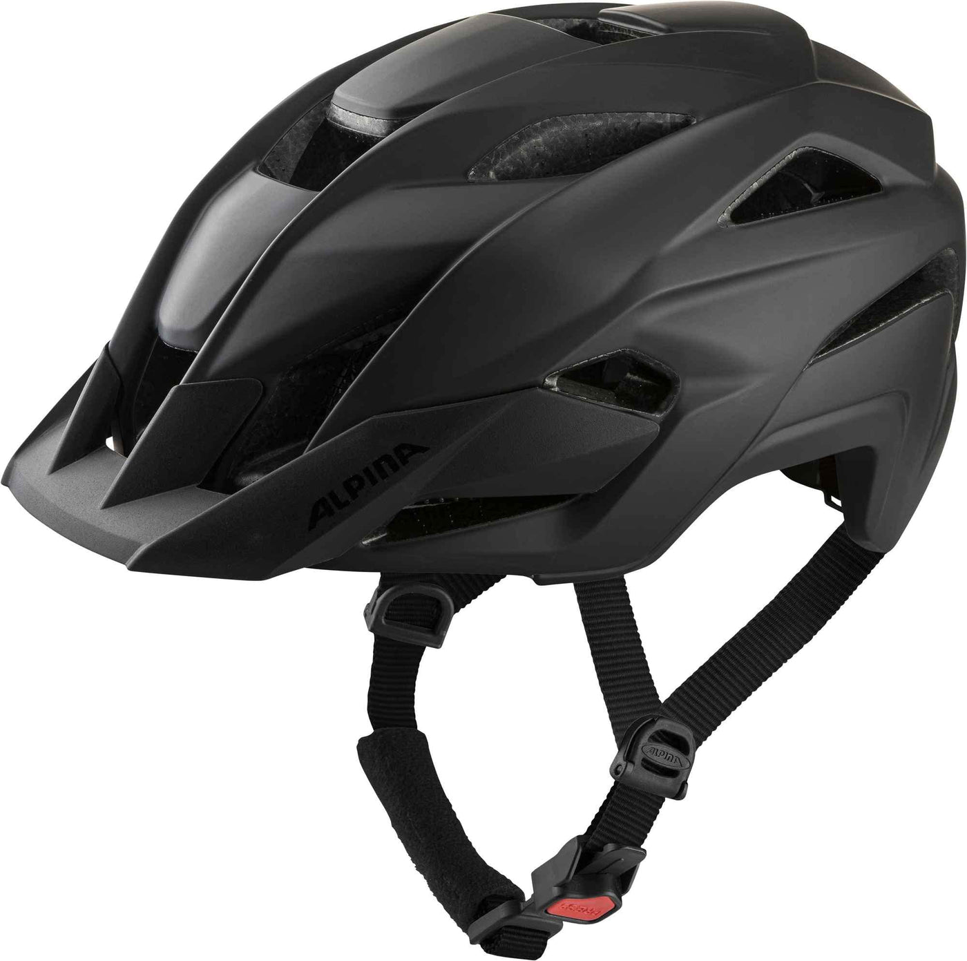 ALPINA KAMLOOP - Individuell Anpassbarer, Leichter & Sicherer Fullface Fahrradhelm Mit Kinnbügel Für Erwachsene, black matt, 55-59 cm