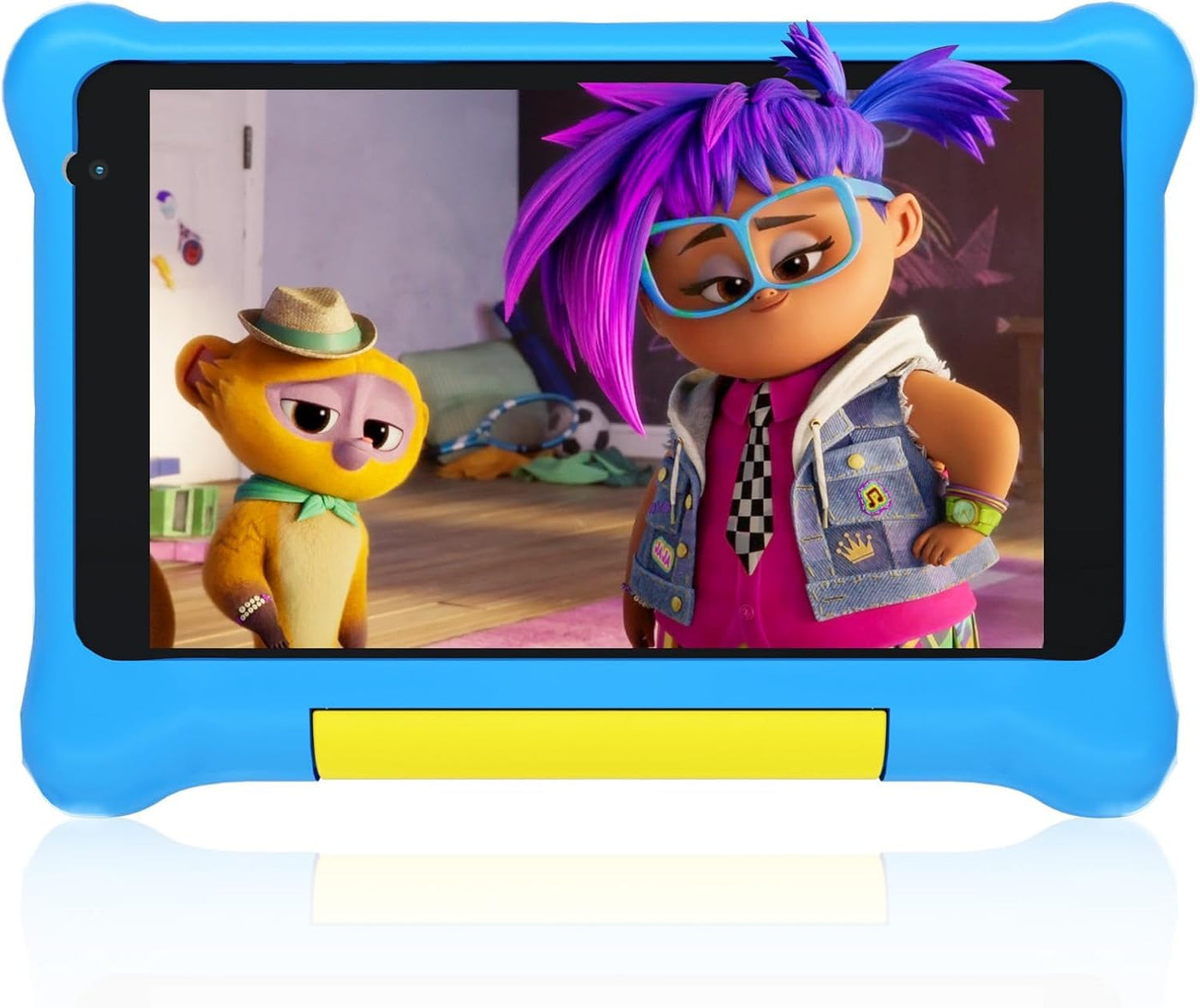 Freeski Tablet für Kinder, 7 Zoll Tablets für Kinder, Android 13 Tablet, 5GB+32GB, IPS HD, WiFi, Bluetooth, Dual Camera, Child Safety, Schutzhülle (Blau)