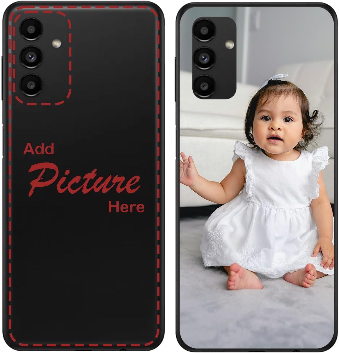 Handyhülle für das Samsung Galaxy A56 5G Hülle selbst gestalten Silikonhülle Dein Bild Motiv Design Personalisierte Schutzhülle Silikon Case eigenes Foto individuell Bedrucken erstellen