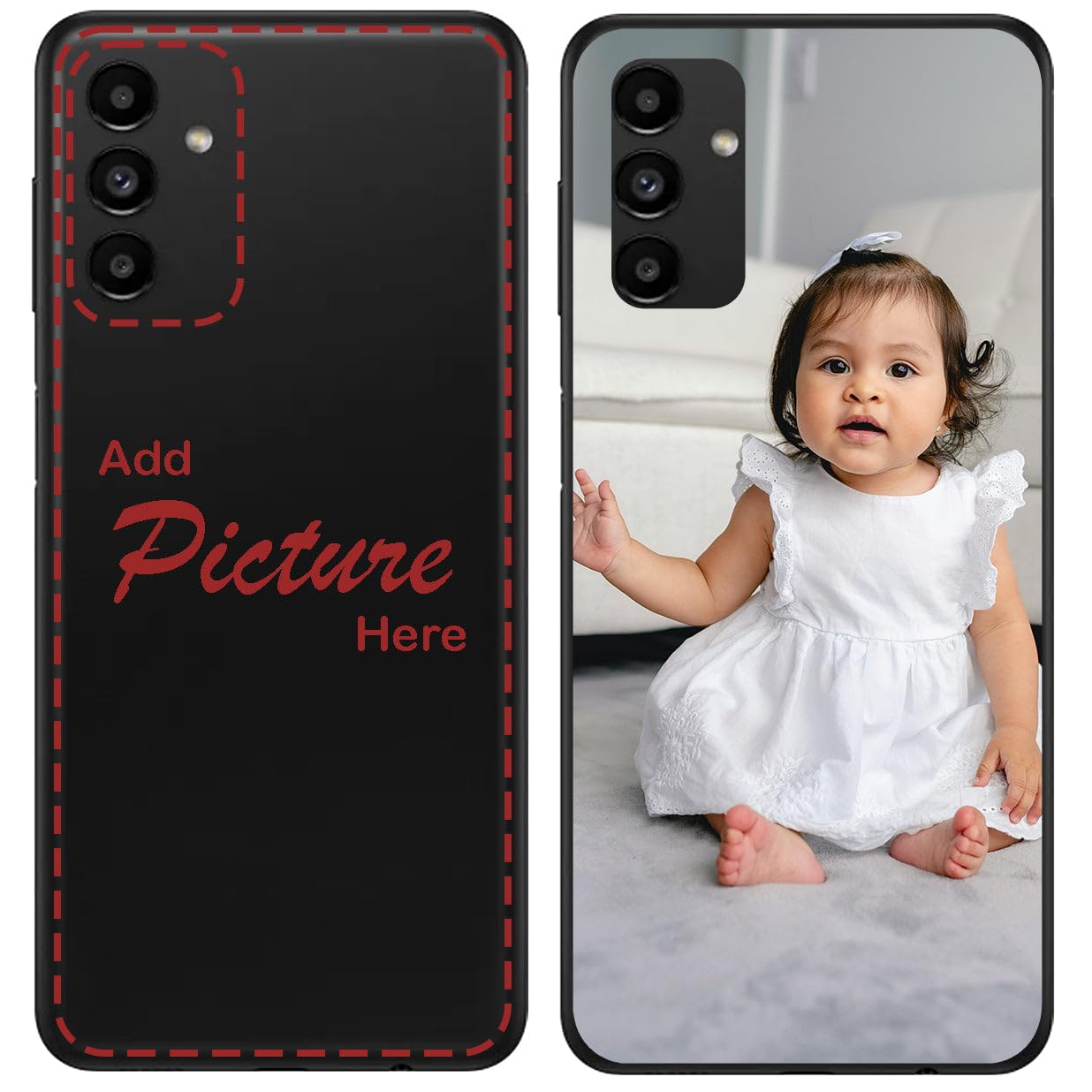 Handyhülle für das Samsung Galaxy A56 5G Hülle selbst gestalten Silikonhülle Dein Bild Motiv Design Personalisierte Schutzhülle Silikon Case eigenes Foto individuell Bedrucken erstellen