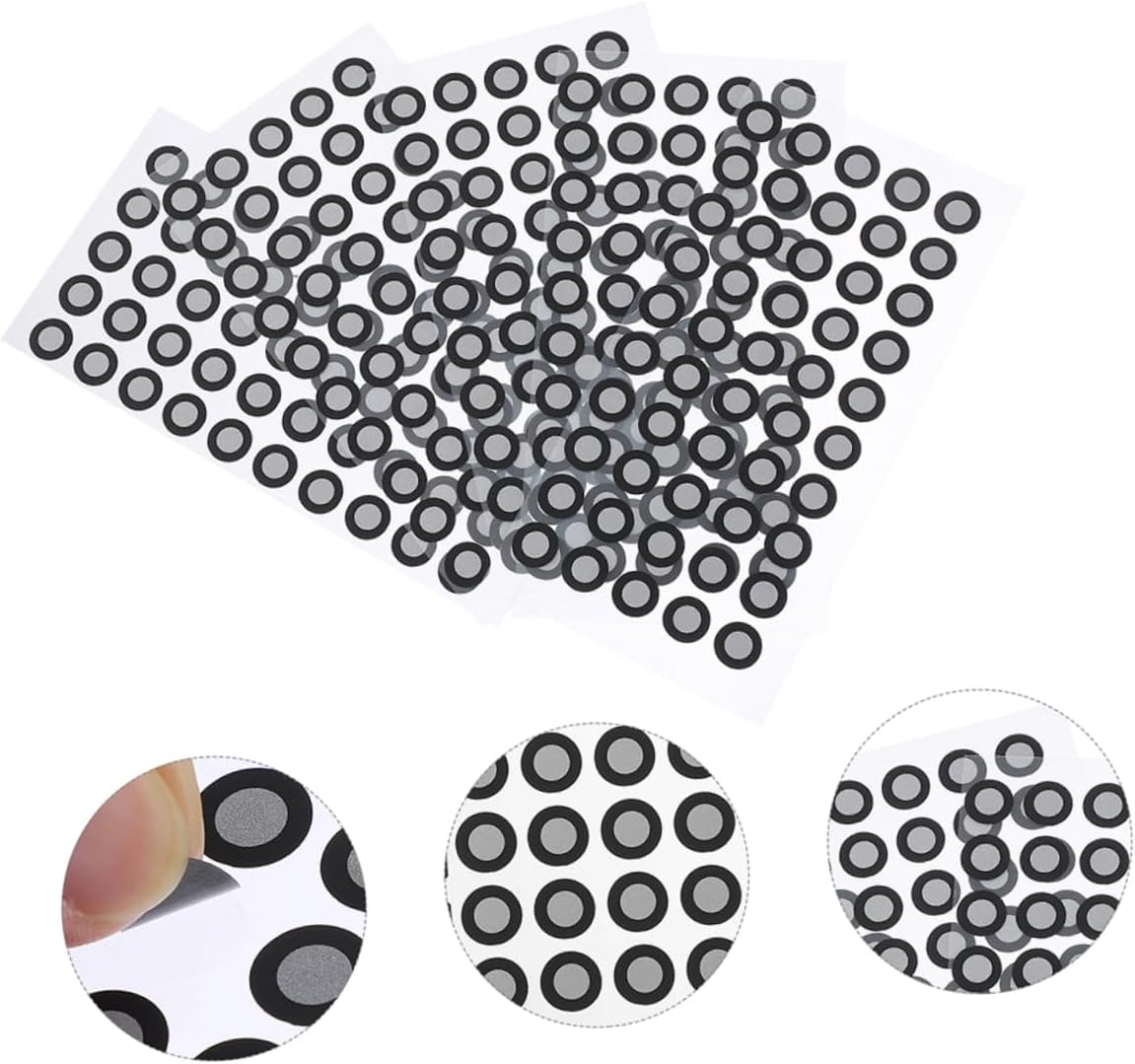 Uonlytech 15 Blatt Scanner Reflektionsfolienaufkleber 3D Scan Referenzpunkte Reflektionsfolienpunkt 3D Scan Reflektionspunkte 3D Scanmarkierungszubehör Verdicken Das Haustier