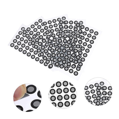 Uonlytech 15 Blatt Scanner Reflektionsfolienaufkleber 3D Scan Referenzpunkte Reflektionsfolienpunkt 3D Scan Reflektionspunkte 3D Scanmarkierungszubehör Verdicken Das Haustier