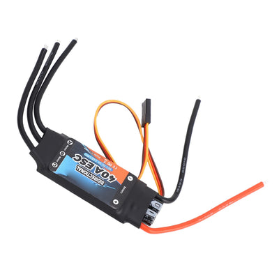 SUNGOOYUE 40A Bidirektionaler Bürstenloser ESC, 2‑6S Elektrischer Geschwindigkeitsregler für RC-Car-Boote