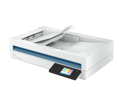 HP ScanJet Pro N4600 fnw1, Scanner, Flachbett, 100-Blatt ADF, Ethernet, USB 3.0, WiFi, bis zu 6.000 Seiten täglich, Kurzbefehle