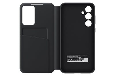 Samsung Smart View Wallet Smartphone Case EF-ZA356 für das Galaxy A35 5G, Handyhülle, Kartenfach, Sichtfenster, Black