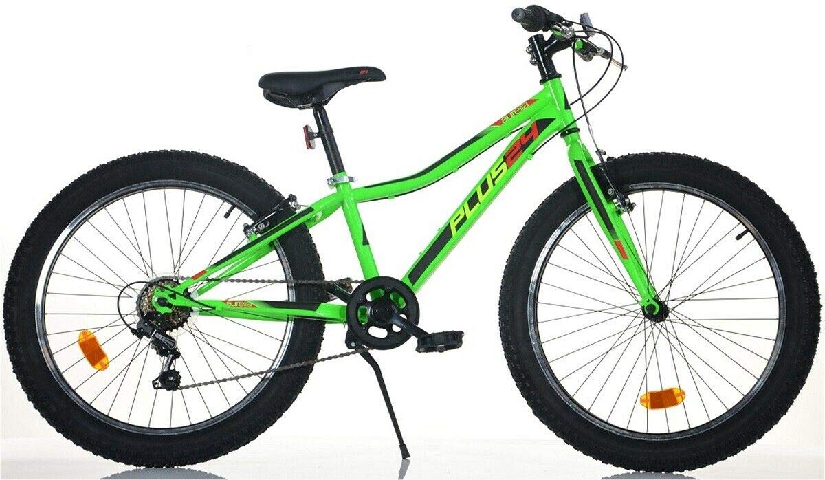 Aurelia Hardtail Mountainbike Plus 24 Zoll 38 cm Junior 6G Felgenbremse Grün