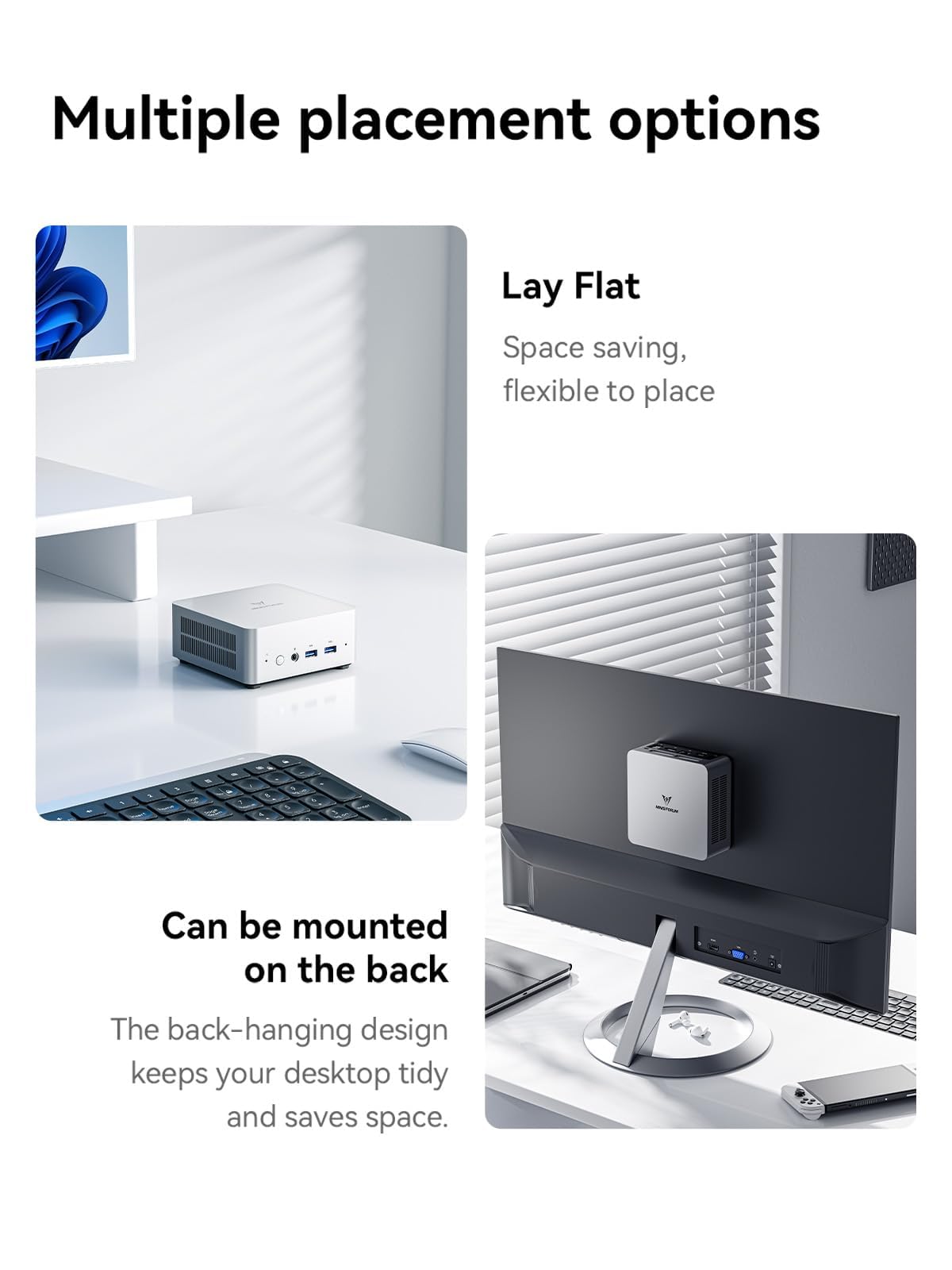 MINIS FORUM UN1290 Mini-PC, Intel Core i9 12900HK, 32 GB RAM, 1 TB SSD, 14 Core/20 Thread Desktop-PC, HDMI 2.0/USB-C/DP 1.4, 2,5 G RJ45 LAN, 5 USB-Anschlüsse, Wi-Fi 6