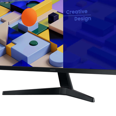 Samsung S31C Essential Monitor S24C314EAU, 24 Zoll, IPS-Panel, Full HD-Auflösung, Eco Saving Plus, AMD FreeSync, 5 ms Reaktionszeit, Bildwiederholrate 75 Hz, Schwarz